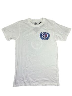 47 Brand Toronto Blue Jays White Short Sleeve Tee